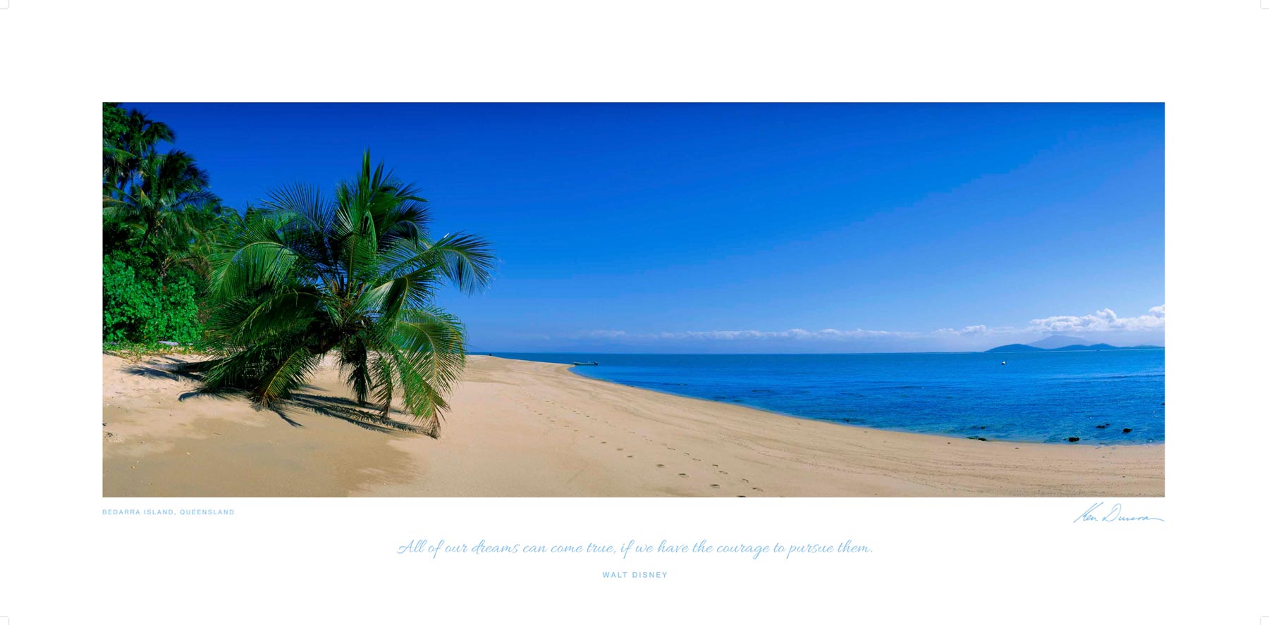 POSTER OF PURPOSE - BEDARRA ISLAND - Inspirational