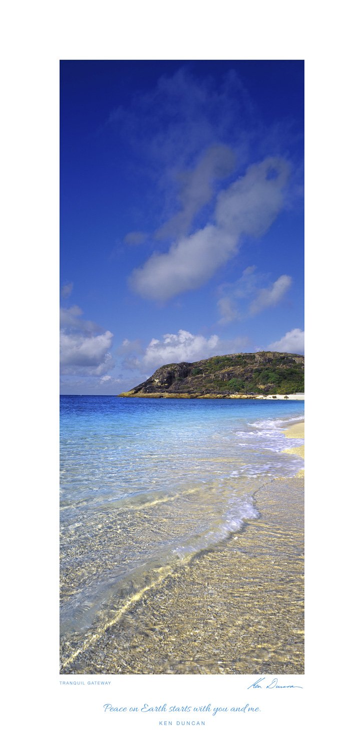 POSTER OF PURPOSE - TRANQUIL GETAWAY- Inspirational